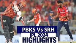 PBKS vs SRH IPL 2024 Highlights