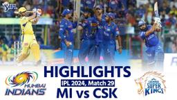 MI vs CSK Highlights IPL 2024